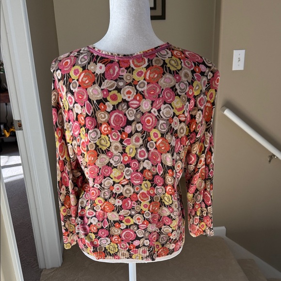 Sigrid Olsen Multicolor Floral Jacket - Picture 3 of 5